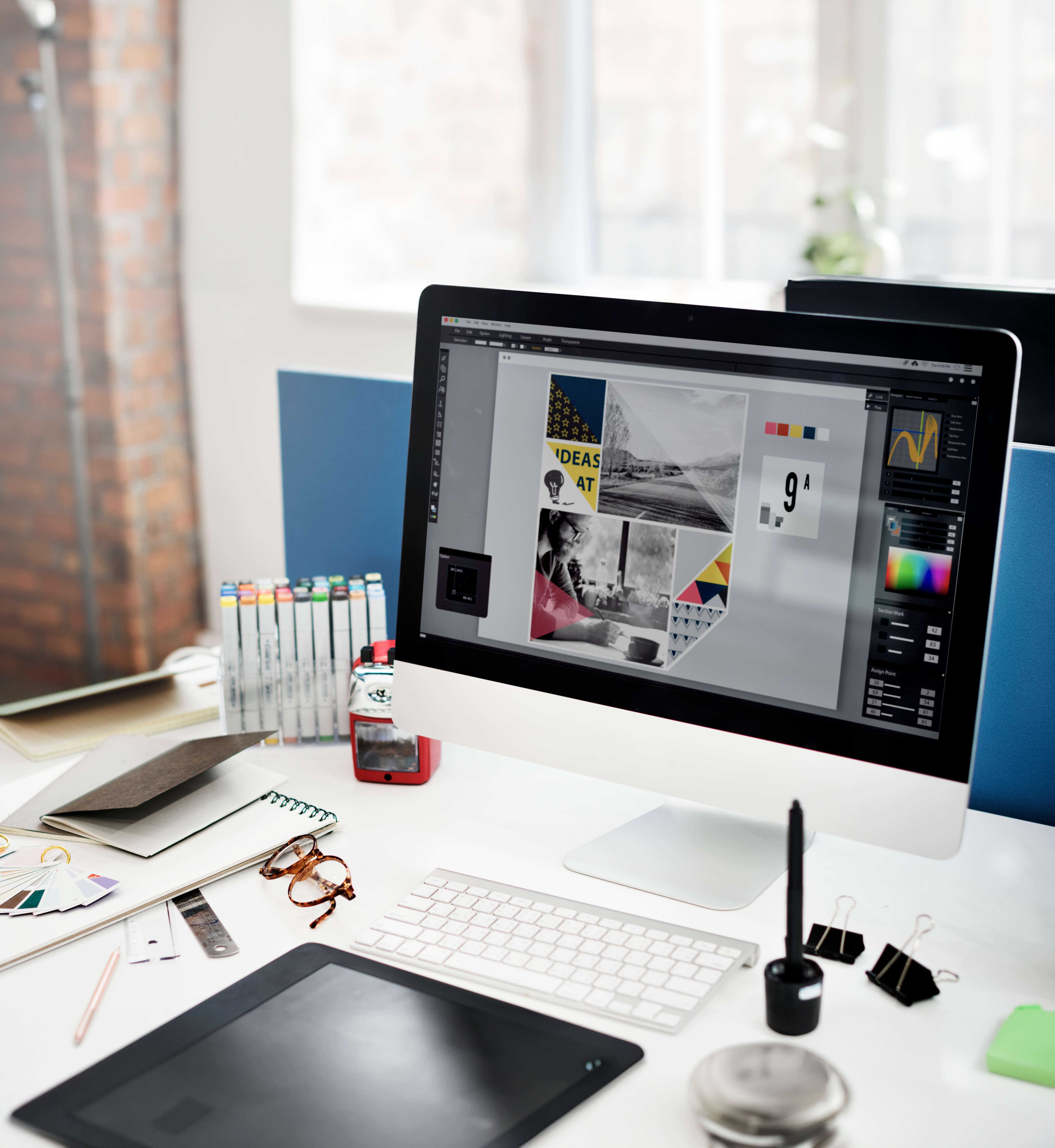 Woman at desk