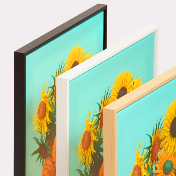 Canvas met baklijst
